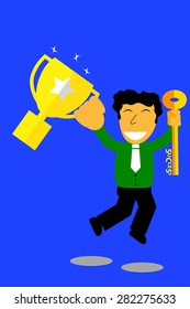 Cartoon, The Winner 