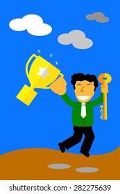 Cartoon, The Winner 