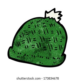 sombrero de invierno de dibujos animados