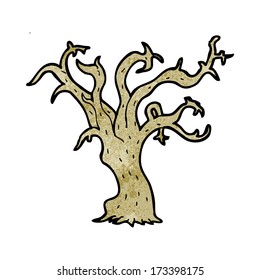 Cartoon Winter Tree Stock Illustration 192572990