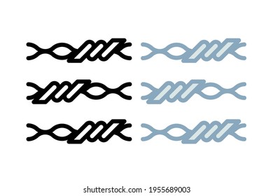 Cartoon Wire Fence icon vector design. Protection and Security symbol for your website design, logo, app, UI. Eps10 vector illustration.