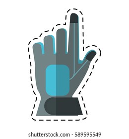 cartoon wired glove virtual reality accesory