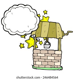 cartoon wishing well