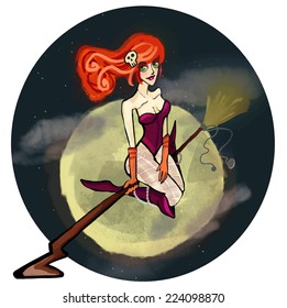 Cartoon Witch
