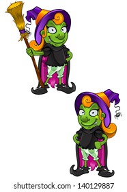 Cartoon Witch - Hands On Hips
