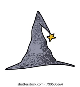 sombrero de bruja de dibujos animados