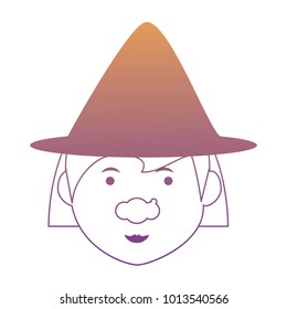 cartoon witch icon