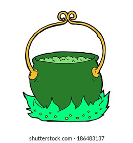 cartoon witch's cauldron