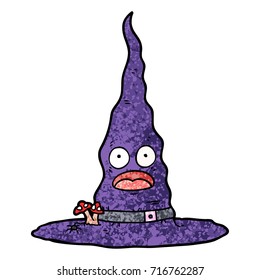 sombrero de brujas de dibujos animados