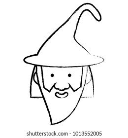 cartoon wizard icon