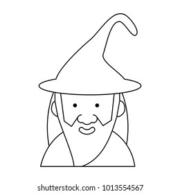 cartoon wizard icon