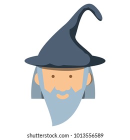 cartoon wizard icon