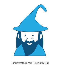 cartoon wizard icon image