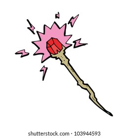 cartoon wizard staff