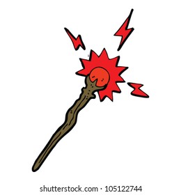 cartoon wizard staff