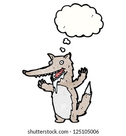 cartoon wolf