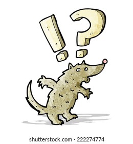 lobo de desenho animado