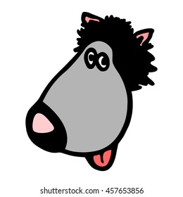 Cartoon wolf comics