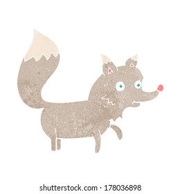 cachorro de lobo de dibujos animados