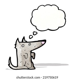 cachorro de lobo de dibujos animados