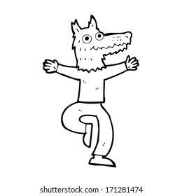 Cartoon Wolfsmann