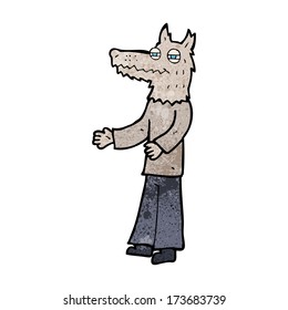 lobo de dibujos animados