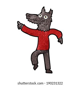 lobo de dibujos animados