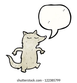 cartoon wolf whistling