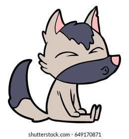 silbato de lobo de dibujos animados