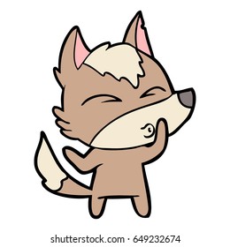 silbato de lobo de dibujos animados
