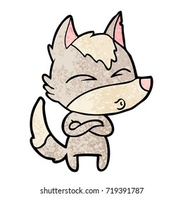 cartoon wolf whistling