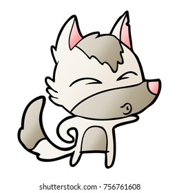 Cartoon Wolf Whistling Stock Vector (Royalty Free) 649484803 | Shutterstock