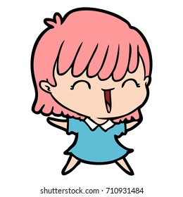 Cartoon-Frau
