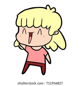 cartoon woman