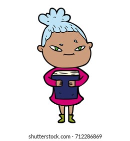 cartoon woman