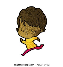 cartoon woman