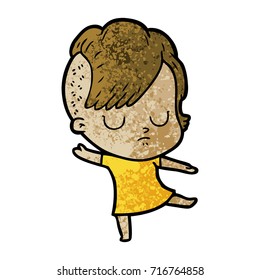cartoon woman