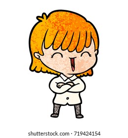 cartoon woman