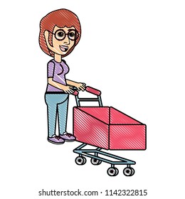 cartoon woman design
