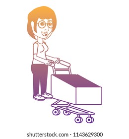 cartoon woman design