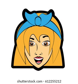 cartoon woman expression image