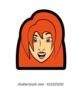 cartoon woman expression image