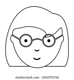 cartoon woman icon
