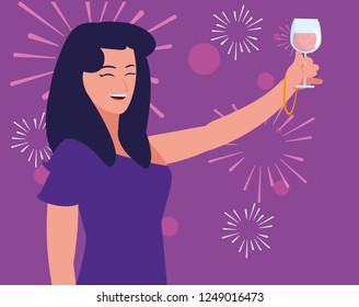 cartoon woman icon