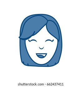 cartoon woman icon