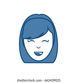 cartoon woman icon