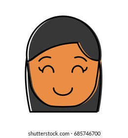 cartoon woman icon