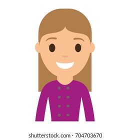 cartoon woman icon