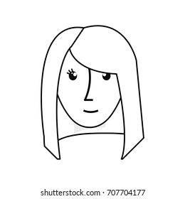 cartoon woman icon