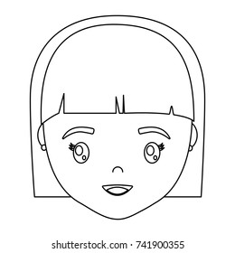 cartoon woman icon